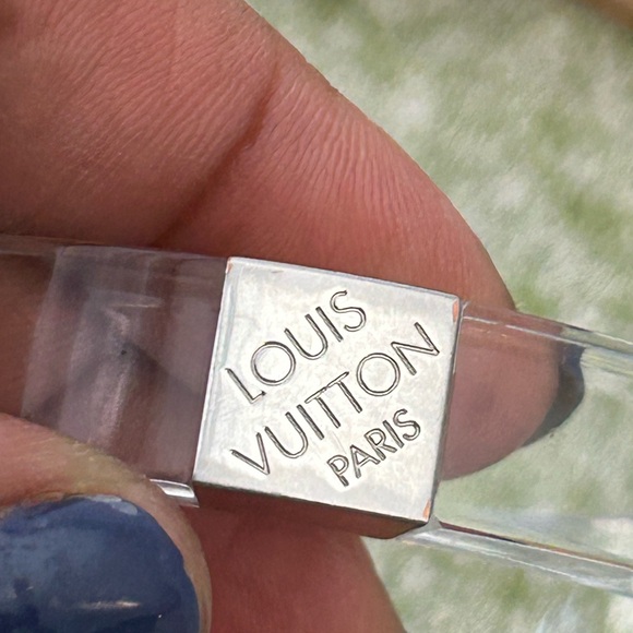 EUC! Louis Vuitton Clear Bracelet with Silver Accent - Picture 6 of 7
